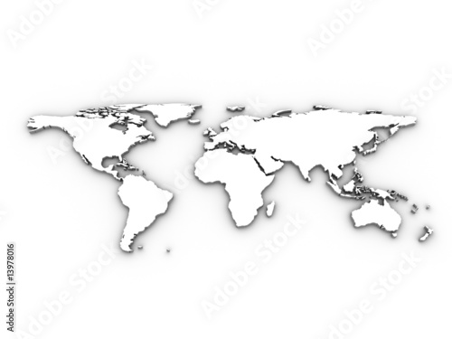 World map illustration