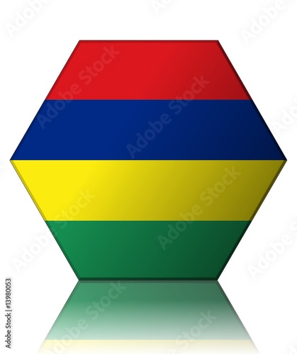 ile maurice drapeau hexagone mauritius flag