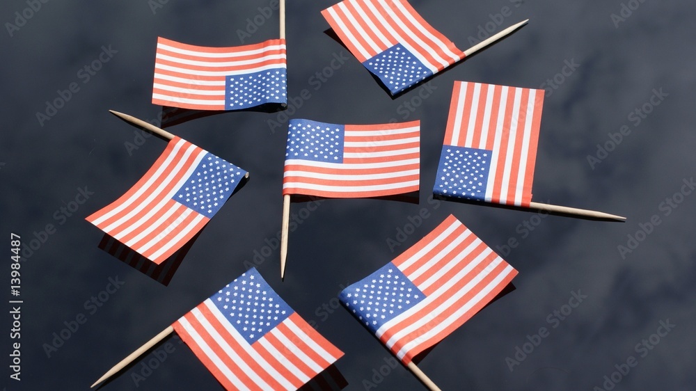 Obraz premium USA flags