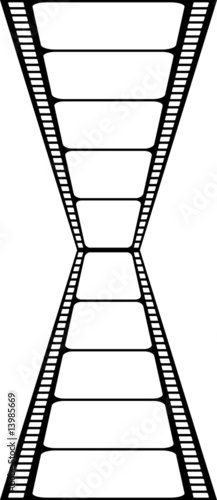 Filmstreifen Ecke Vektor Hochformat