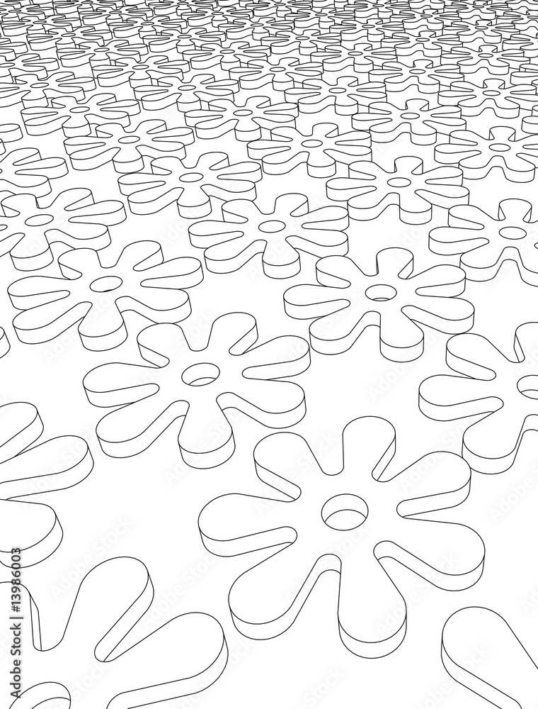 Obraz premium floral field