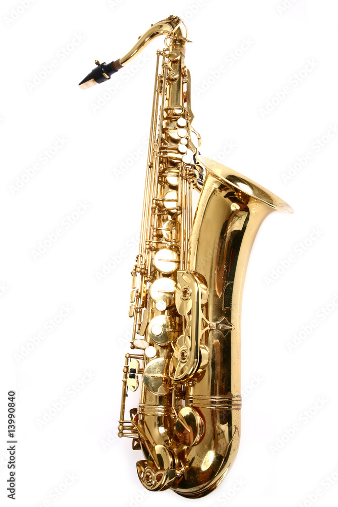Fototapeta premium Saxophone isolated on white background