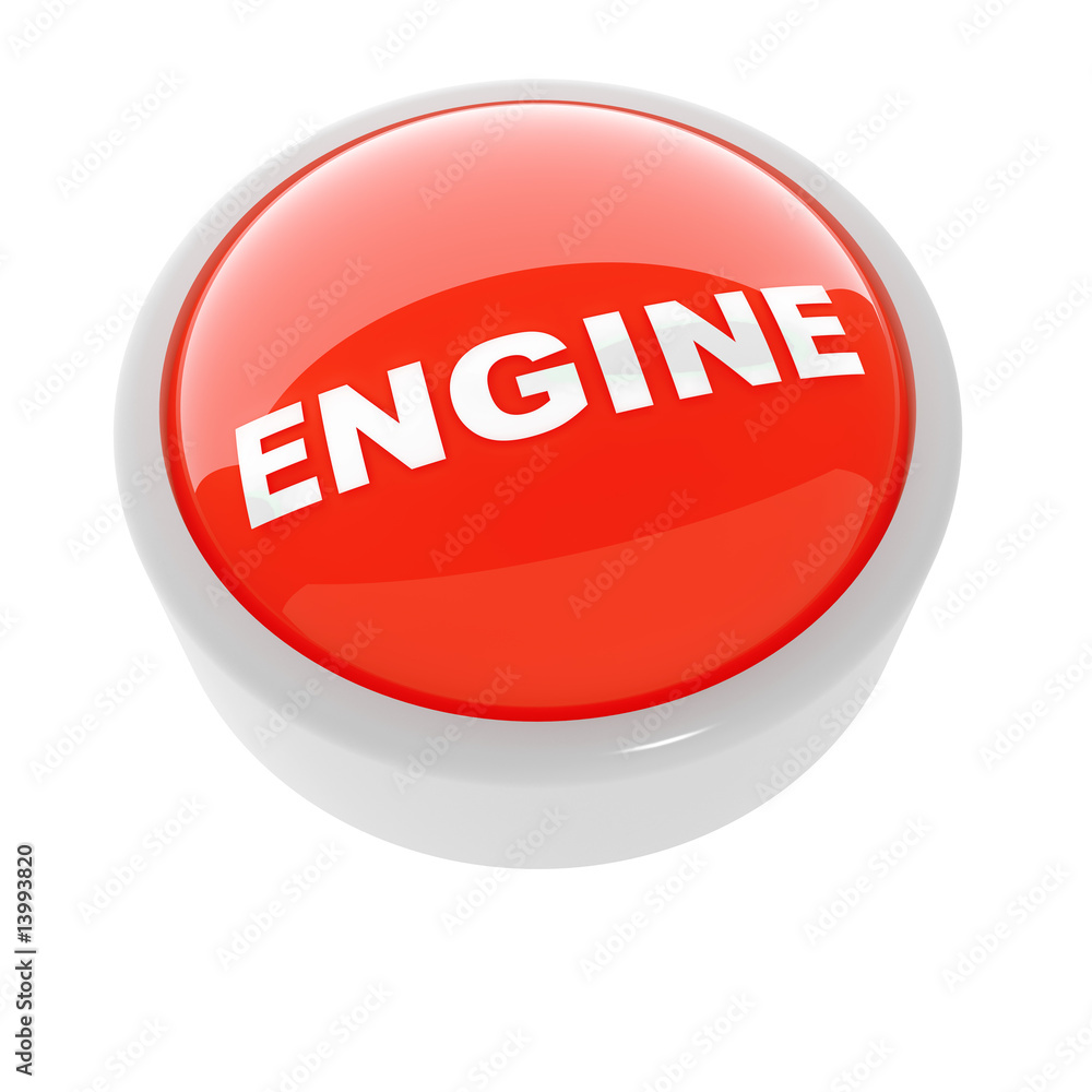 red button with a caution sign on a white background red button with a caution sign on a white background