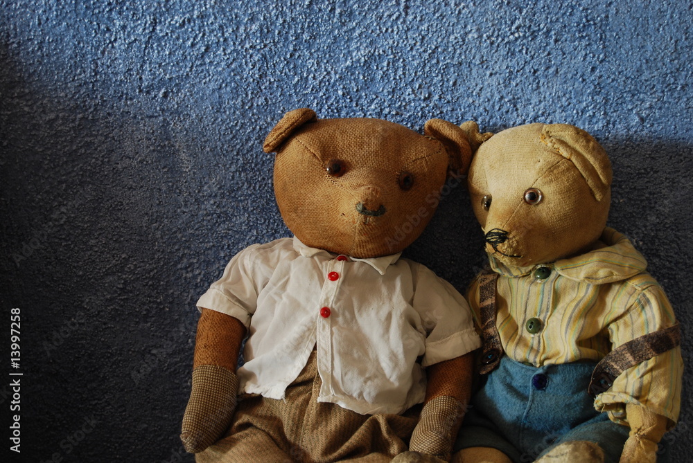alte Teddybären Stock Photo | Adobe Stock