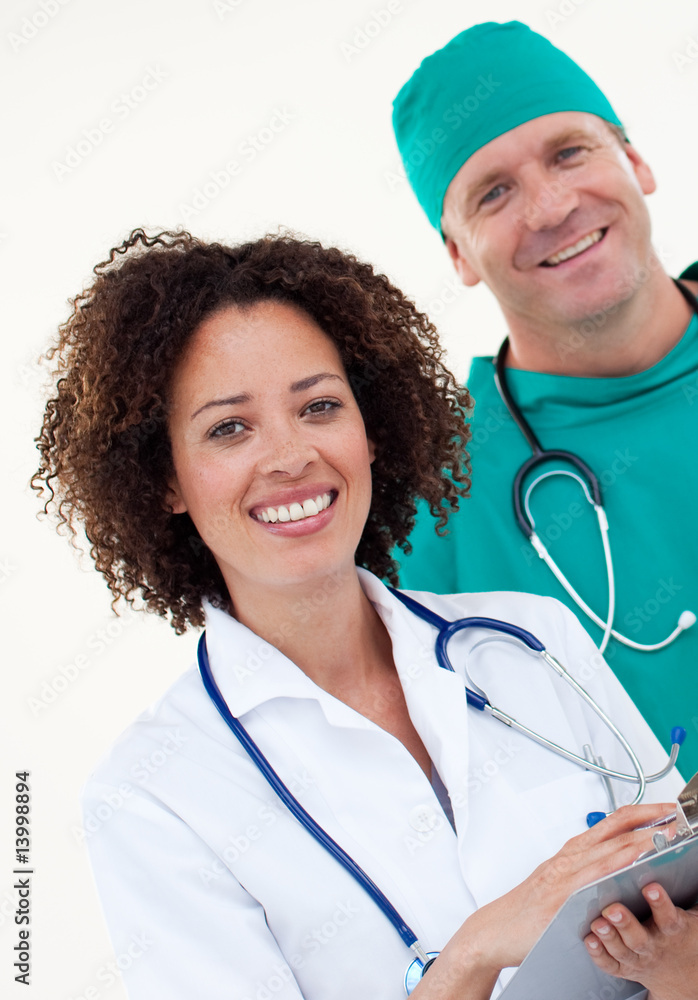 Team of Doctors Working Together Team of Doctors Working Together
