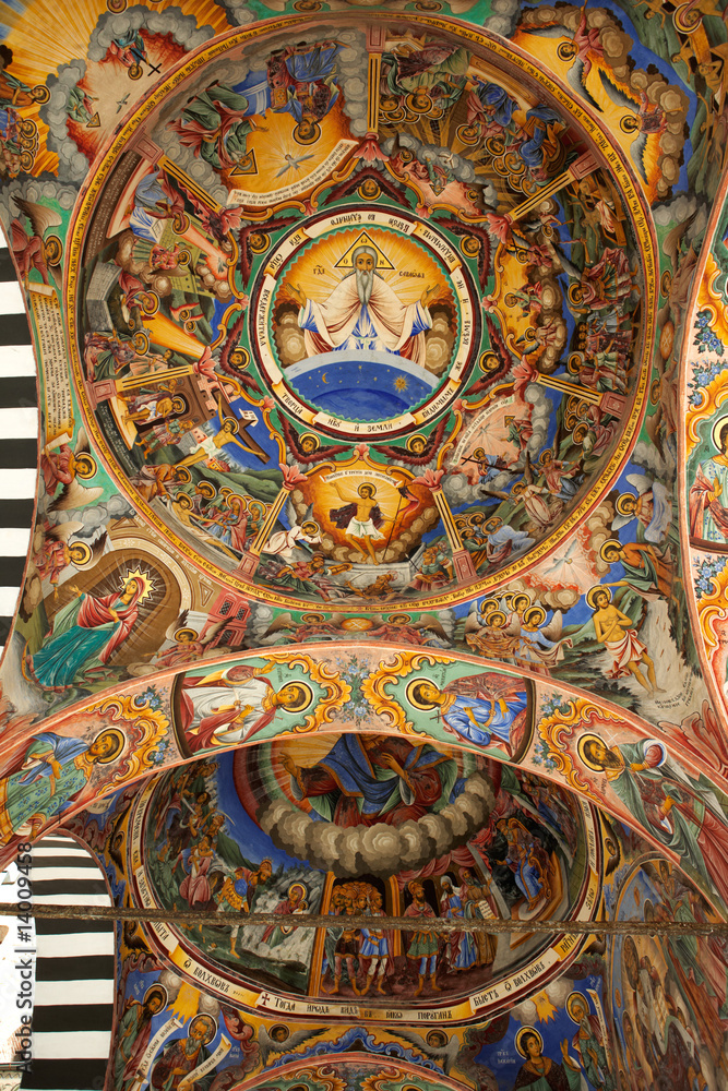 Paintings in Rilski monastery