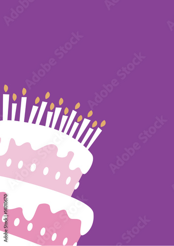 Birthday girl cake