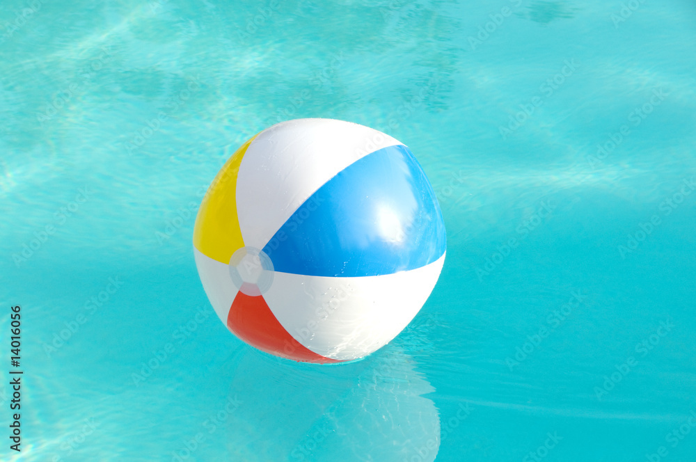 Beach ball In The Pool