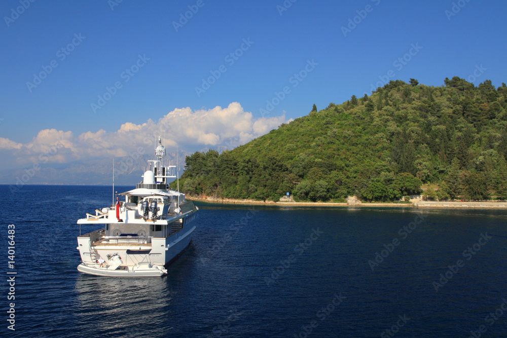 yacht in Greece