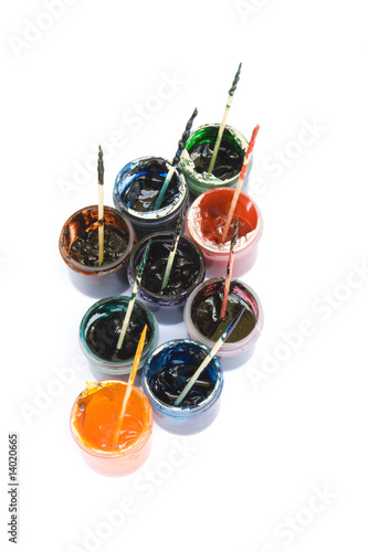 Pots of Gel Based Icing Colorant in Assorted Colors photo