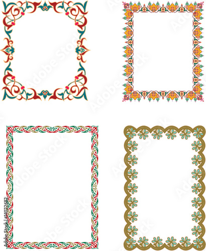 Oriental Islamic Arabic Frames and Borders