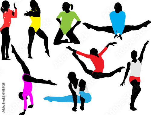gymnastics vector