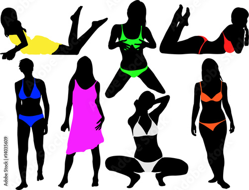 bikini collection vector