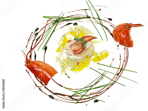 food art, haute cuisine, gehobene gastronomie photo