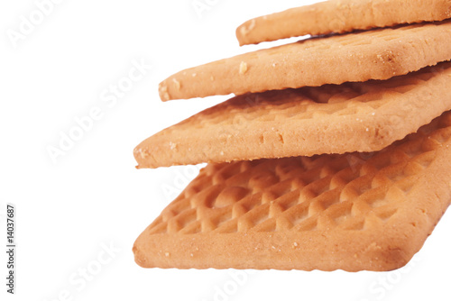 simple biscuits heap on white
