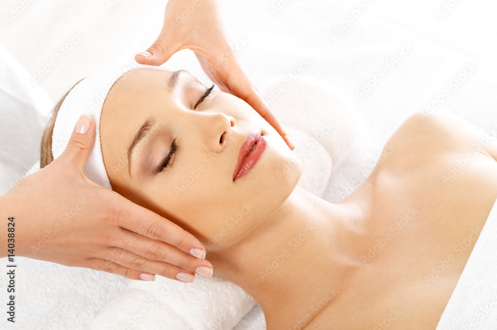 Young beautiful and relaxed lady taking spa treatment Young beautiful and relaxed lady taking spa treatment