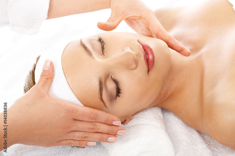 Young beautiful and relaxed lady taking spa treatment Young beautiful and relaxed lady taking spa treatment