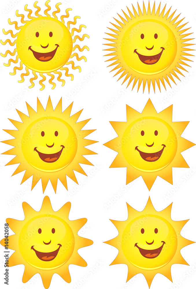 Fototapeta premium Sun Icon Set