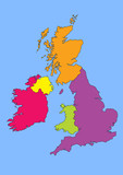 Map of Great Britain and Ireland