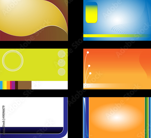 6 business card for you to edit and use as you want