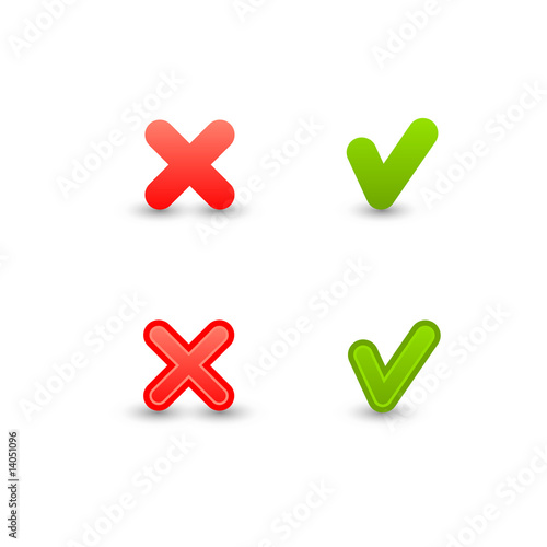 Picto Valider et Supprimer