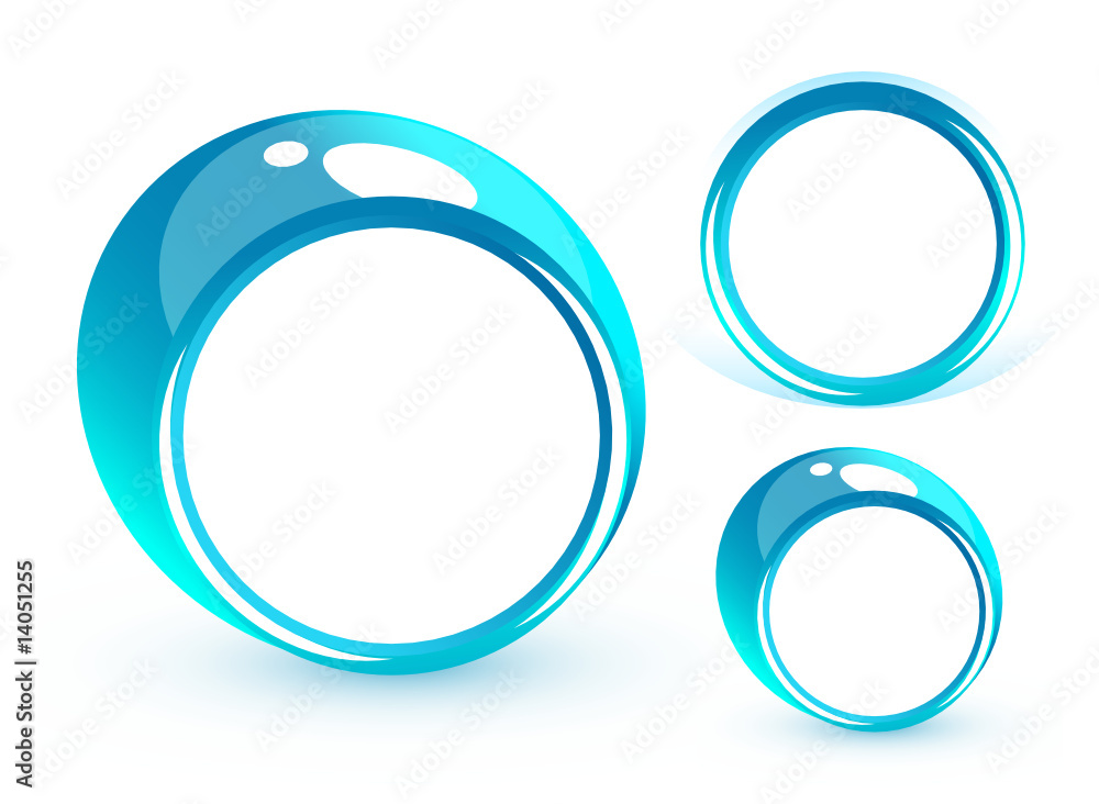 Blue circles. Put your symbol at the center Blue circles. Put your symbol at the center