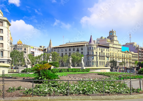 Placa de Сatalunia, Barcelona, Spain