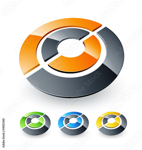 Business logo design color collection
