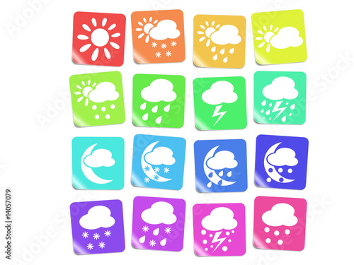Weather vector iconset