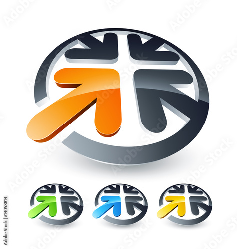 Business logo design color collection