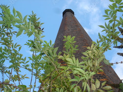 East Manchester: Industrial Chimney / Blue Skies photo