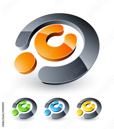 Business logo design color collection