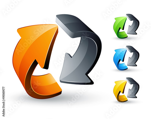 Business logo design color collection