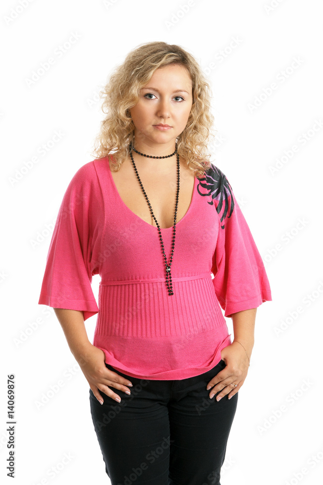 Beautiful fresh blond girl with perfect skin and hair Beautiful fresh blond girl with perfect skin and hair