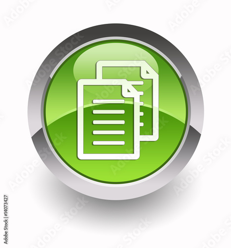 Document glossy icon