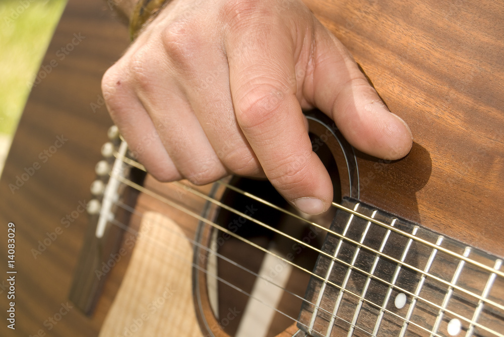 Fototapeta premium chitarra, suonare