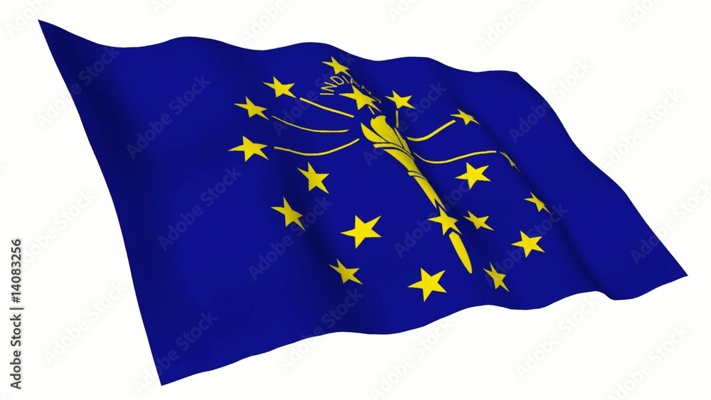 Indiana (US) Animated Flag Indiana (US) Animated Flag