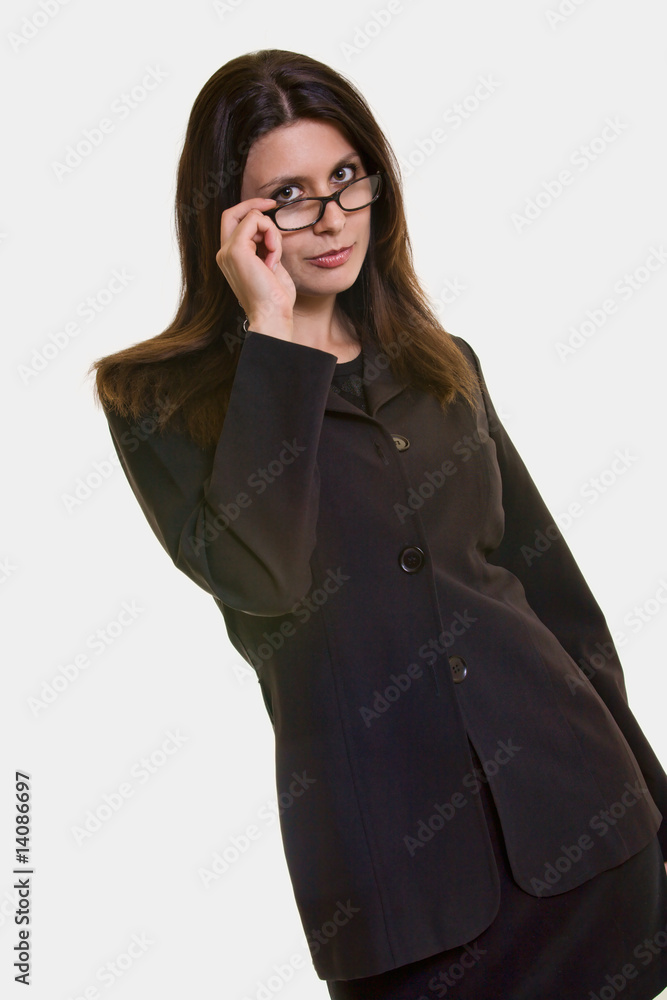 Woman in eyeglasses Woman in eyeglasses