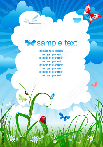 summer meadow background