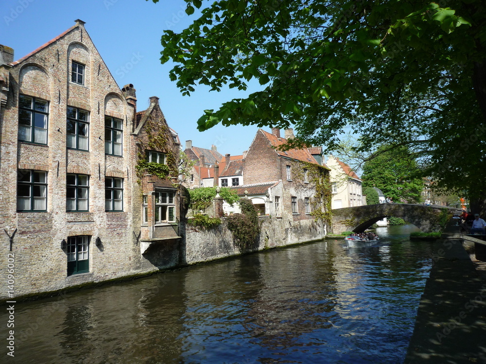 Canal Bruges Belgique