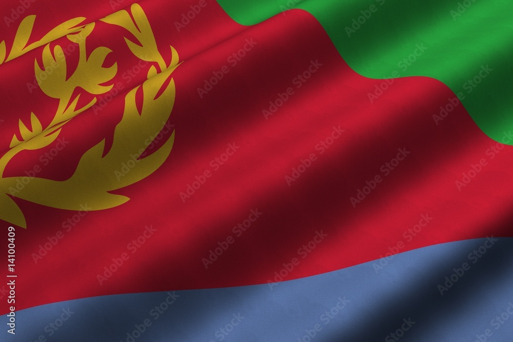 Fototapeta premium Eritrean Flag