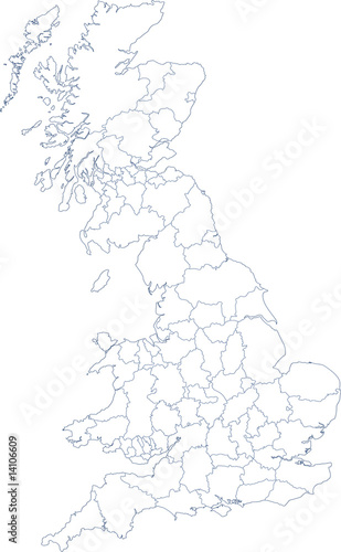 Map of mainland uk
