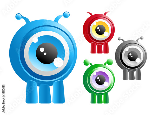 Alien Creature Cartoon Character
