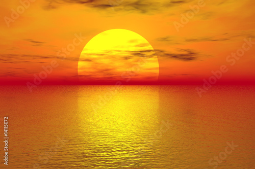 Sonnenuntergang am Meer © awakened.soulart