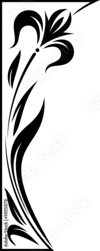 Fototapeta Naklejka Na Ścianę i Meble -  Original Vector Floral Ornament