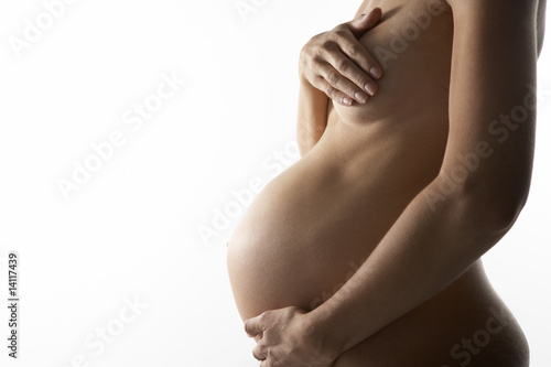 Soft Focus View Of Pregnant Woman