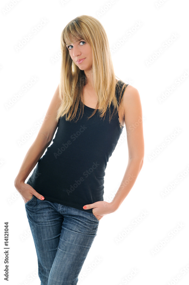 woman isolated woman isolated