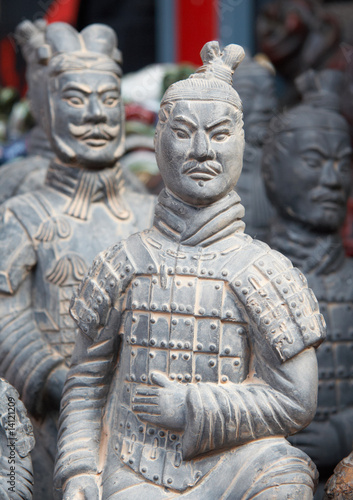 Figures of Soldier   Clay in China.