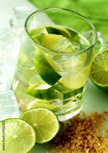 Caipirinha, lime cocktail