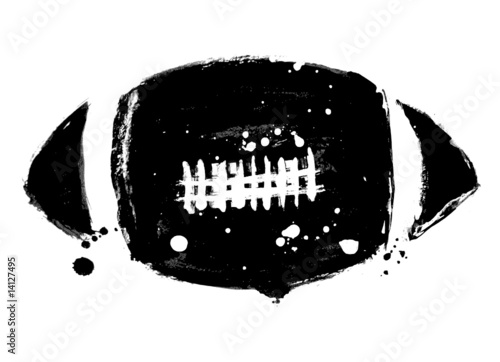 grunge football vector